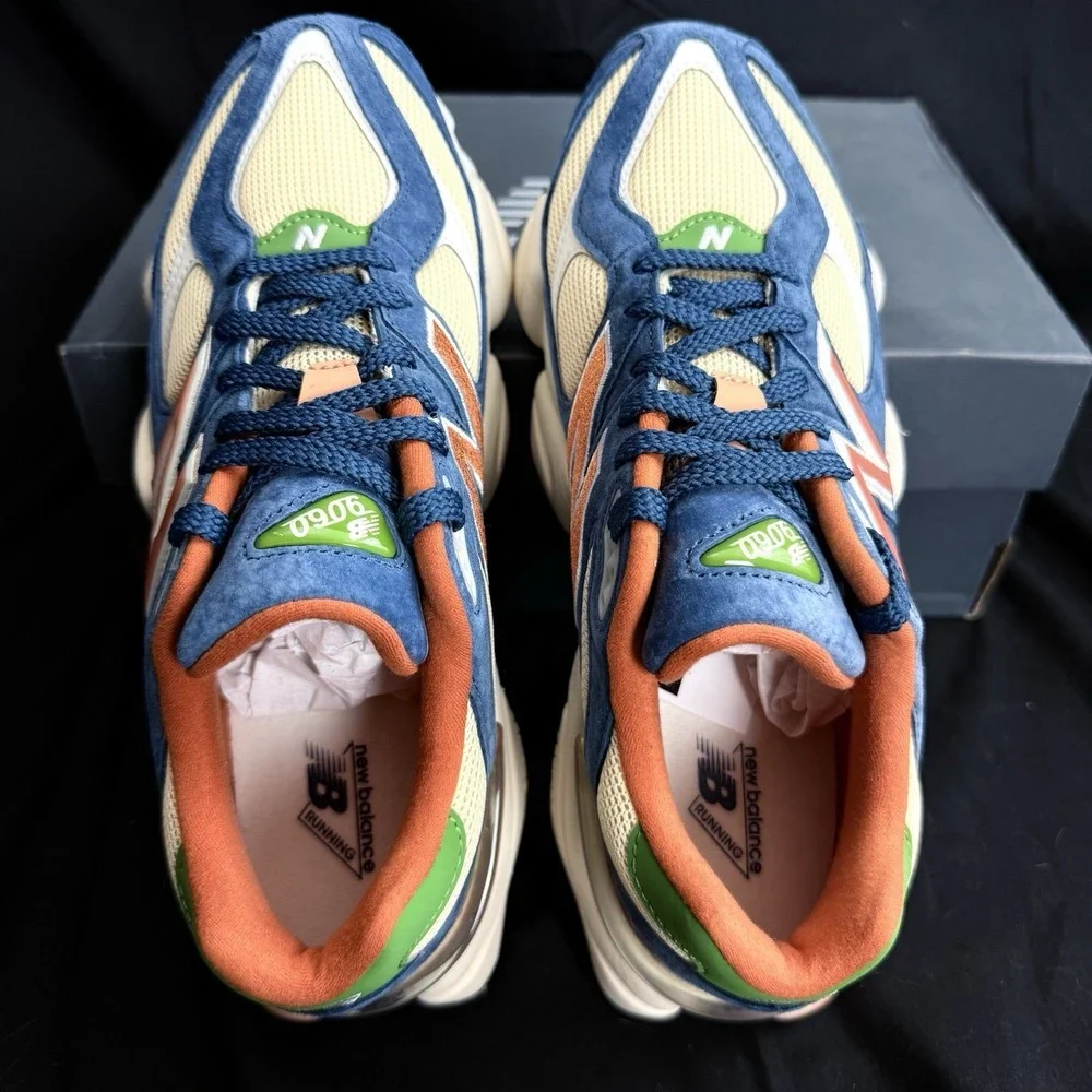 Size 8 New Balance 9060 Blue Beige Mens Shoes (U9060LDC) Lifestyle‎ Sneakers
